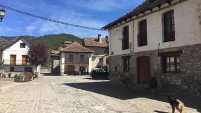 Una calle de Fago el pasado 9 de mayo.