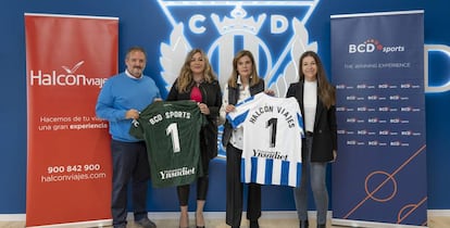 Imagen del acuerdo del Club Deportivo Leganés y BCD Sports (Ávoris)