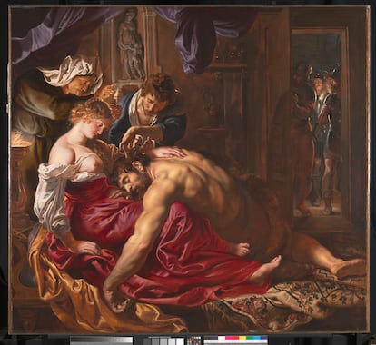 'Sansón y Dalila', el cuadro de Pedro Pablo Rubens expuesto en la National Gallery.