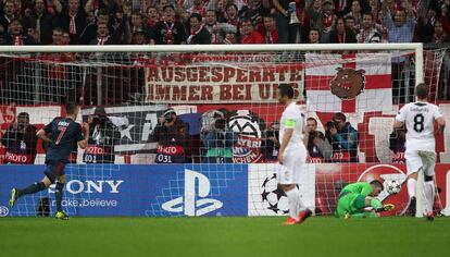 Primer gol del partido para Ribéry.