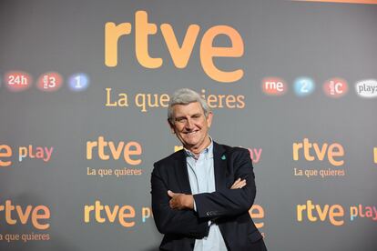 José Manuel Pérez Tornero, durante la presentación de la temporada 2022-23 de RTVE, en septiembre pasado.