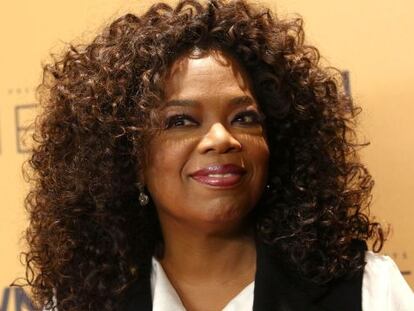 Oprah Winfrey en el estreno de la serie "Belief"