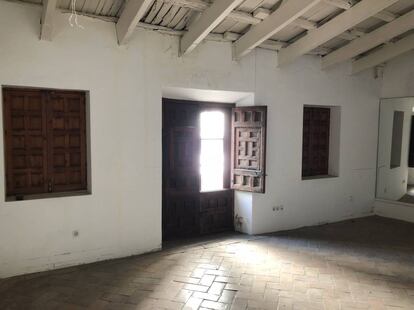 Interior de la habitación en la que nació el pintor Diego Velázquez.