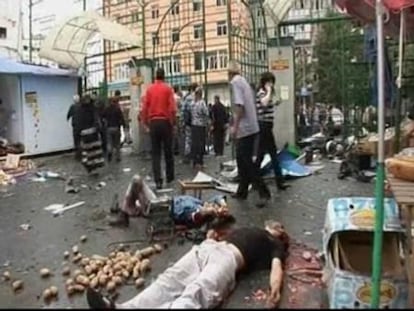 Masacre en un mercado de Osetia
