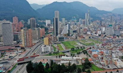 Una vista aérea de Bogotá (Colombia) el pasado 23 de marzo.