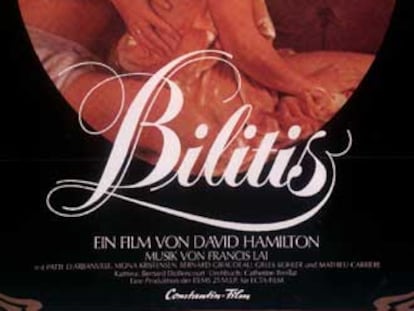 Cartel de la película <i>Bilitis</i>, de David Hamilton.