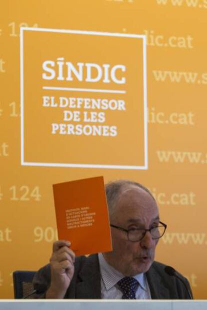 El Síndic, Rafael Ribó, en imagen de archivo.