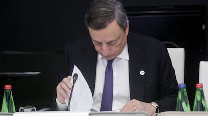 El presidente del Banco Central Europeo (BCE), Mario Draghi.