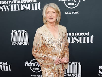 Martha Stewart, en el estreno de la edición de baño de 'Sports Illustrated' 2023 en el hotel Hard Rock en Nueva York, el 18 de mayo de 2023.