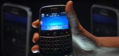 Un terminal Blackberry