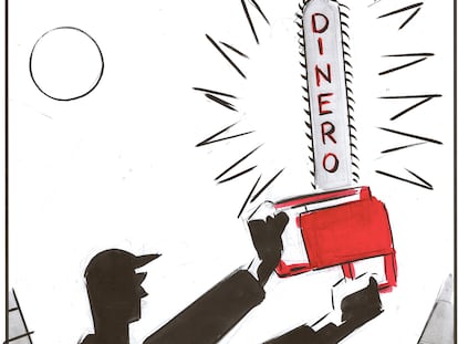 El Roto: el dinero es la motosierra