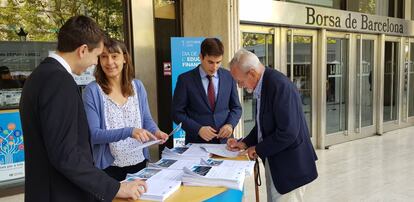 Jornada de educación financiera en la Bolsa de Barcelona. 