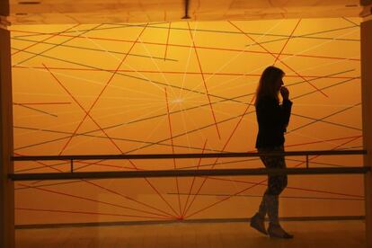 Vista de la exposición de Sol LeWitt en la Fundación Botín.