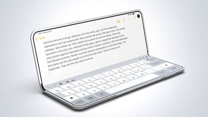 Estos renders del iPhone Fold nos dan una idea de cómo será su diseño