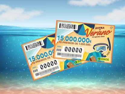 El sorteo Extra de verano de la ONCE se sortea este domingo 15 de agosto