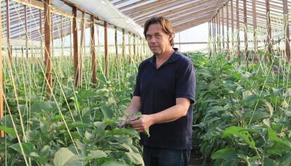 Eduardo Cianca, en la finca La Anunciaci&oacute;n, La Plata.