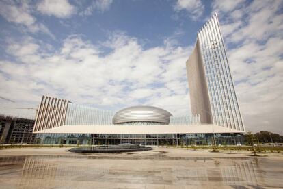 Sede de la Uni&oacute;n Africana en Addis Abeba.