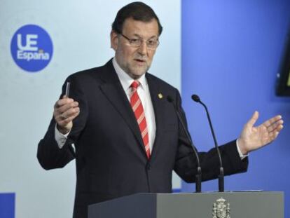 Rajoy, este viernes en Bruselas, tras la cumbre.