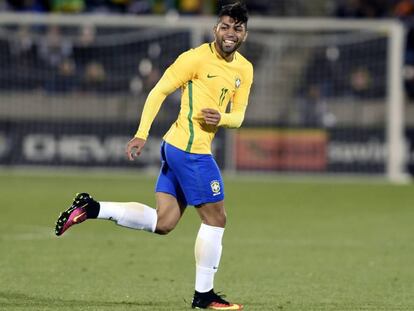 O atacante Gabigol, do Santos.