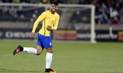 O atacante Gabigol, do Santos.