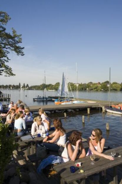 Terraza en Alster Cliff.