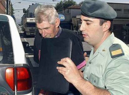 Serafín Pardiñas, detenido como presunto autor de los incendios de Cerdedo (Pontevedra), el verano pasado.