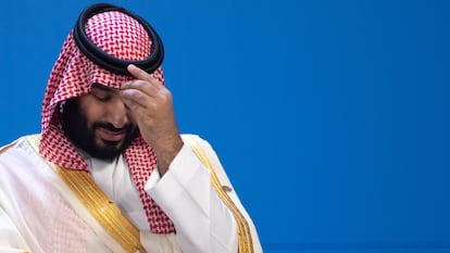 El príncipe saudí Mohammed bin Salmán, en el G20, a finales de 2018.