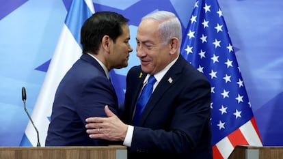 U.S. Secretary of State Marco Rubio and Israeli Prime Minister Benjamin Netanyahu at a press conference in Jerusalem, January 16, 2025.