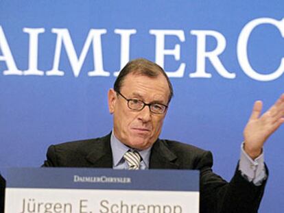 Jürgen Schrempp, en una reciente comparecencia ante la prensa.
