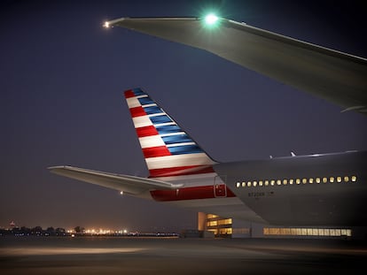 Un avión de American Airlines.