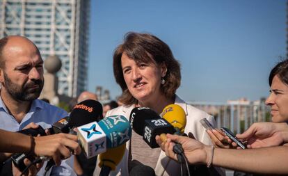 La presidenta de la Asamblea Nacional Catalana, Elisenda Paluzi.