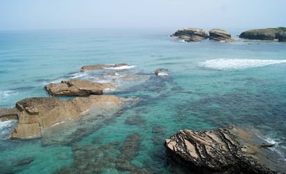 Playa de Las Islas, en Ribadeo (Lugo).