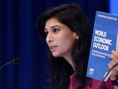 Gita Gupinath, economista jefe del FMI.