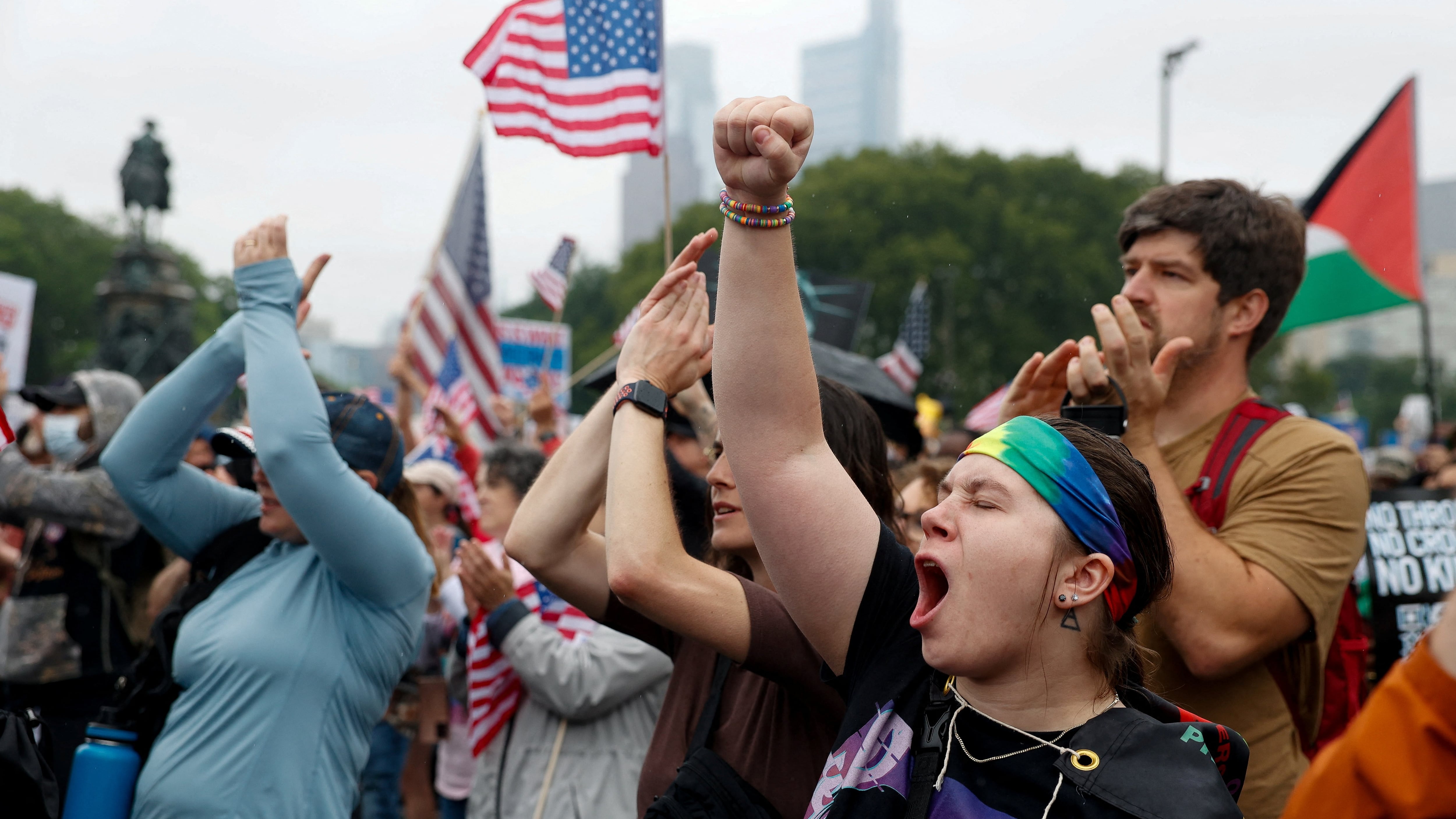 El rechazo a Donald Trump atraviesa Estados Unidos: “¡Decimos no al fascismo!”