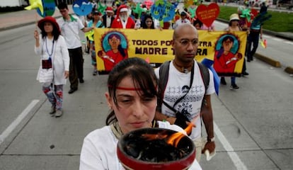 Los colombianos salieron a protestar contra el cambio clim&aacute;tico