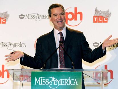 Sam Haskell, presidente de Miss America, en un acto p&uacute;blico de 2010.