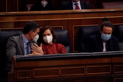 Sesión de control celebrada este miércoles  en el Congreso de los Diputados.