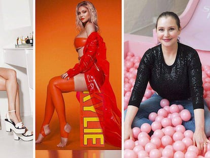 Emily Weiss, Jen Atkin, Kylie Jenner e Sunday Riley, quatro das mulheres que lideram a expansão da indústria cosmética. 