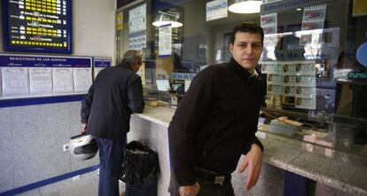 Pedro Blanco, un acertante de la lotería que ha montado una administración en Madrid.