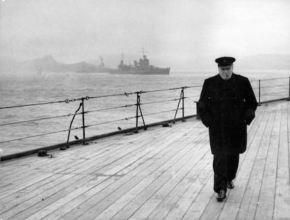 Winston Churchill (1874-1965), in 1941.