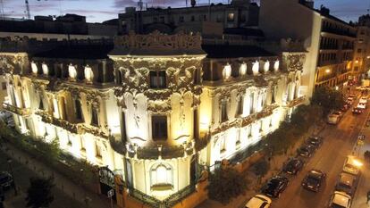 La sede de la SGAE en Madrid.