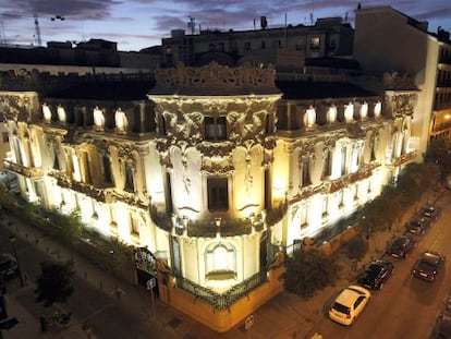 La sede de la SGAE en Madrid.