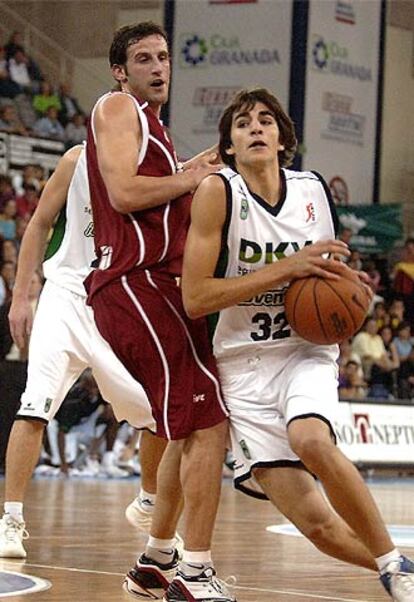 Ricky Rubio, en su debut con el Joventut.