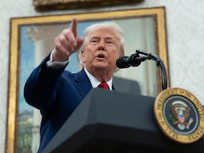 Donald Trump, este miércoles en la Casa Blanca.