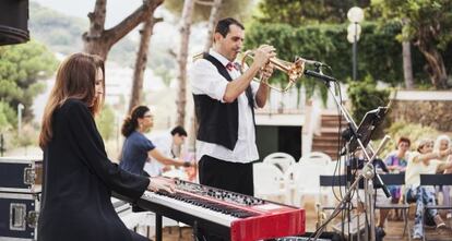 Versonautas en el festival Saborasons, en Alella (Barcelona).