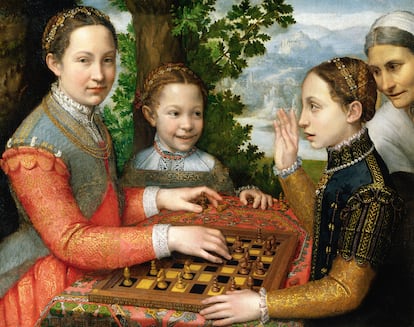 'El juego de ajedrez' (1555), de Sofonisba Anguissola.