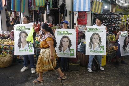 El mercado La Terminal en Ciudad de Guatemala, este 23 de junio.