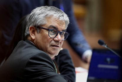 Mario Marcel, en el Congreso en Valparaíso, en noviembre de 2024. 