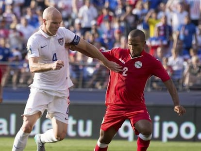 Bradley y Márquez, en el último partido entre EEUU y Cuba.