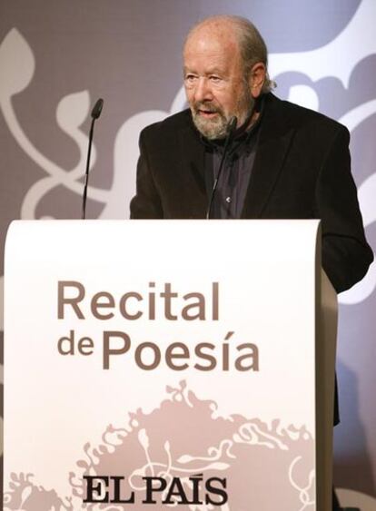 José Manuel Caballero Bonald, durante su intervención.